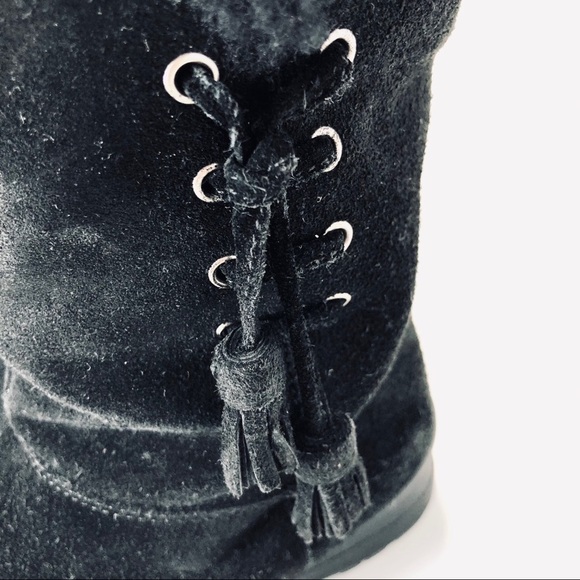 Lauren Ralph Lauren ‘Tadina’ Tassel Suede Boot - Picture 7 of 16